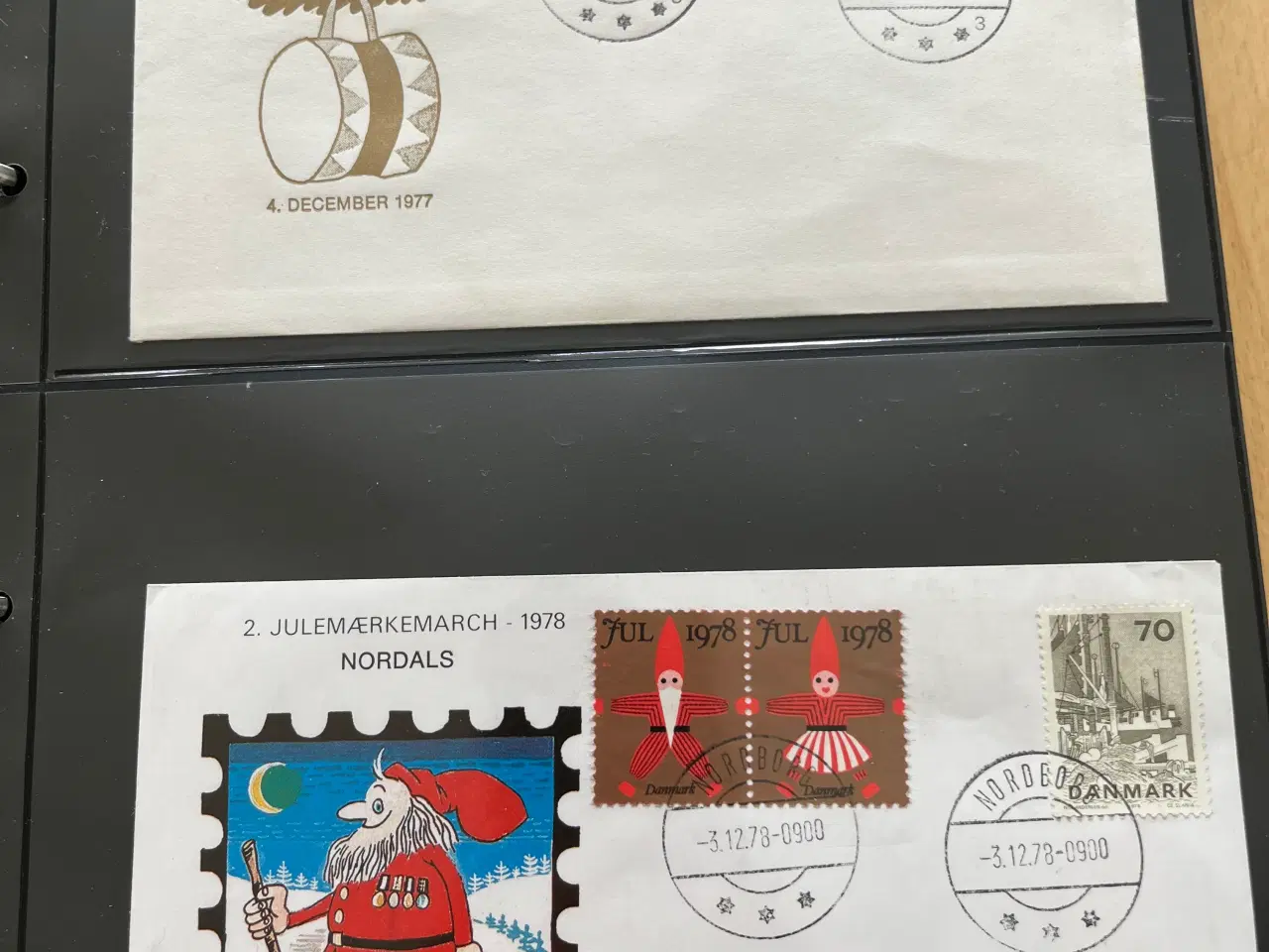 Billede 16 - Første dags kuvertmappe m/julemærkemarch