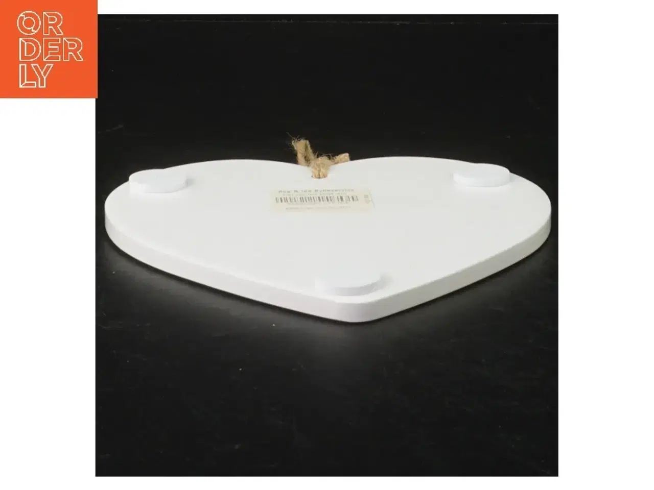 Billede 2 - Hjerteformet dekorationsskilt (str. 15 x. 15,5 cm)