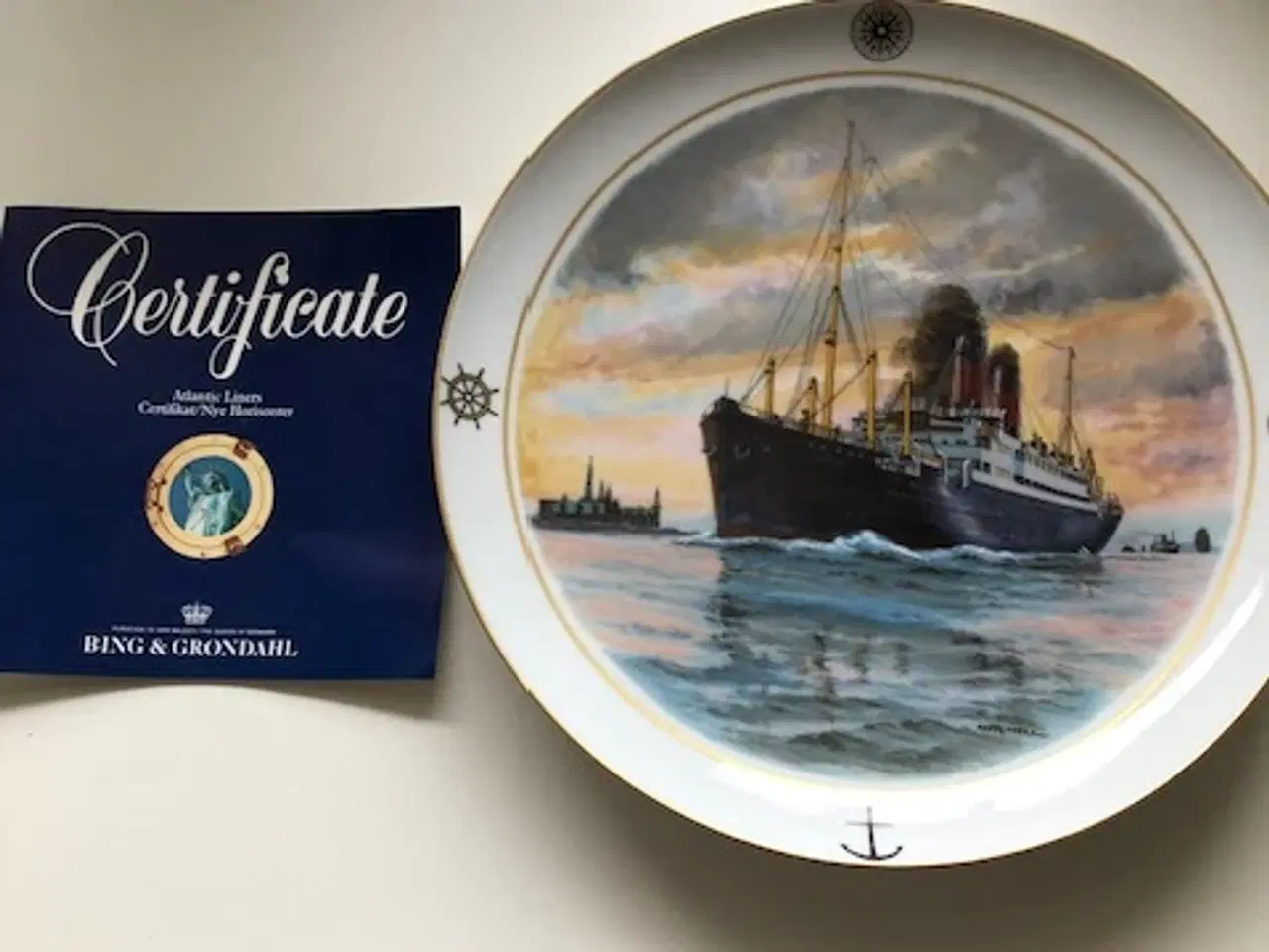 Billede 1 - Bing og Grøndahl Atlantic liners 