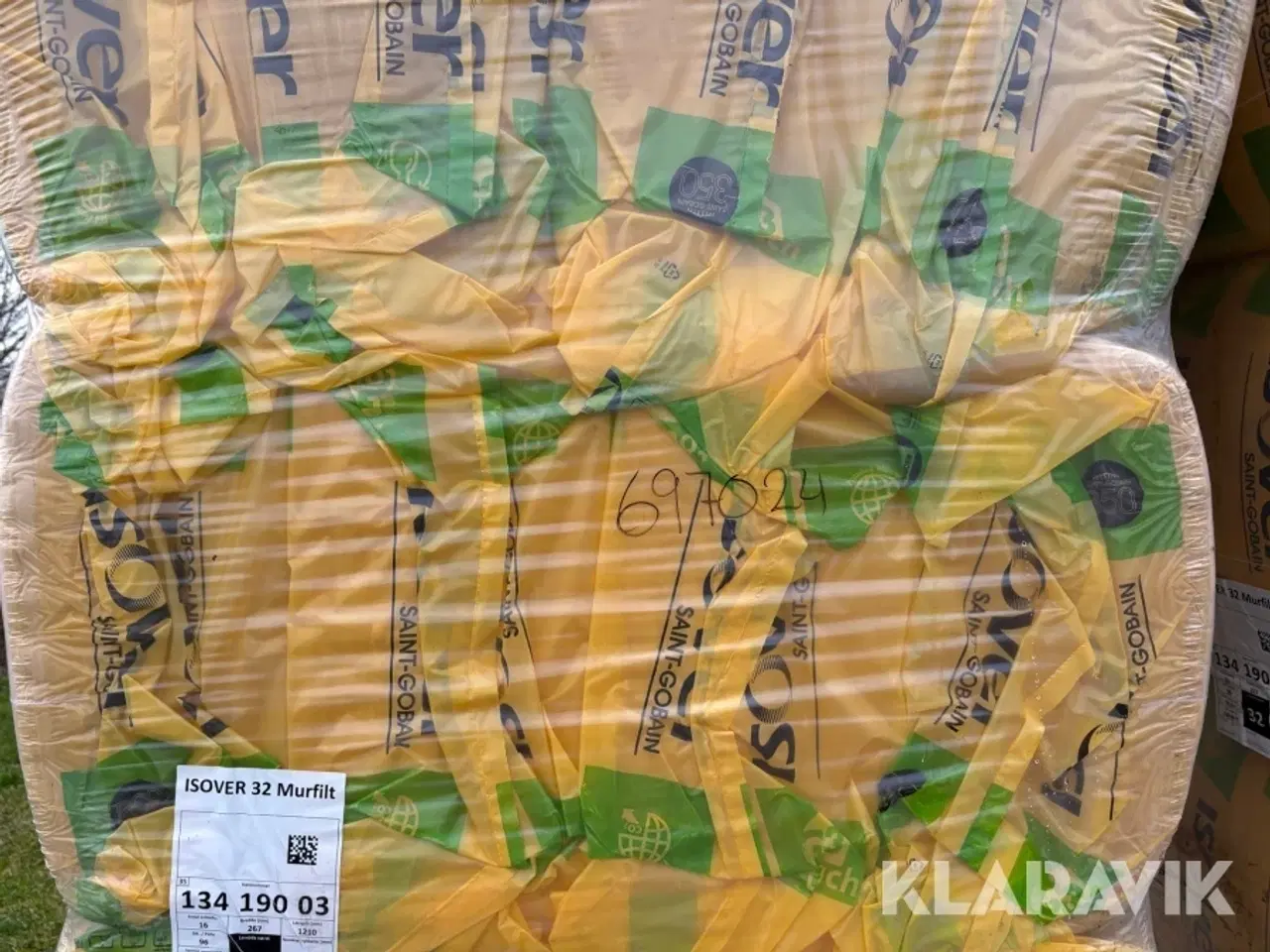 Billede 10 - Isolering Isover Murfilt - 2 paller af 31.01kvm