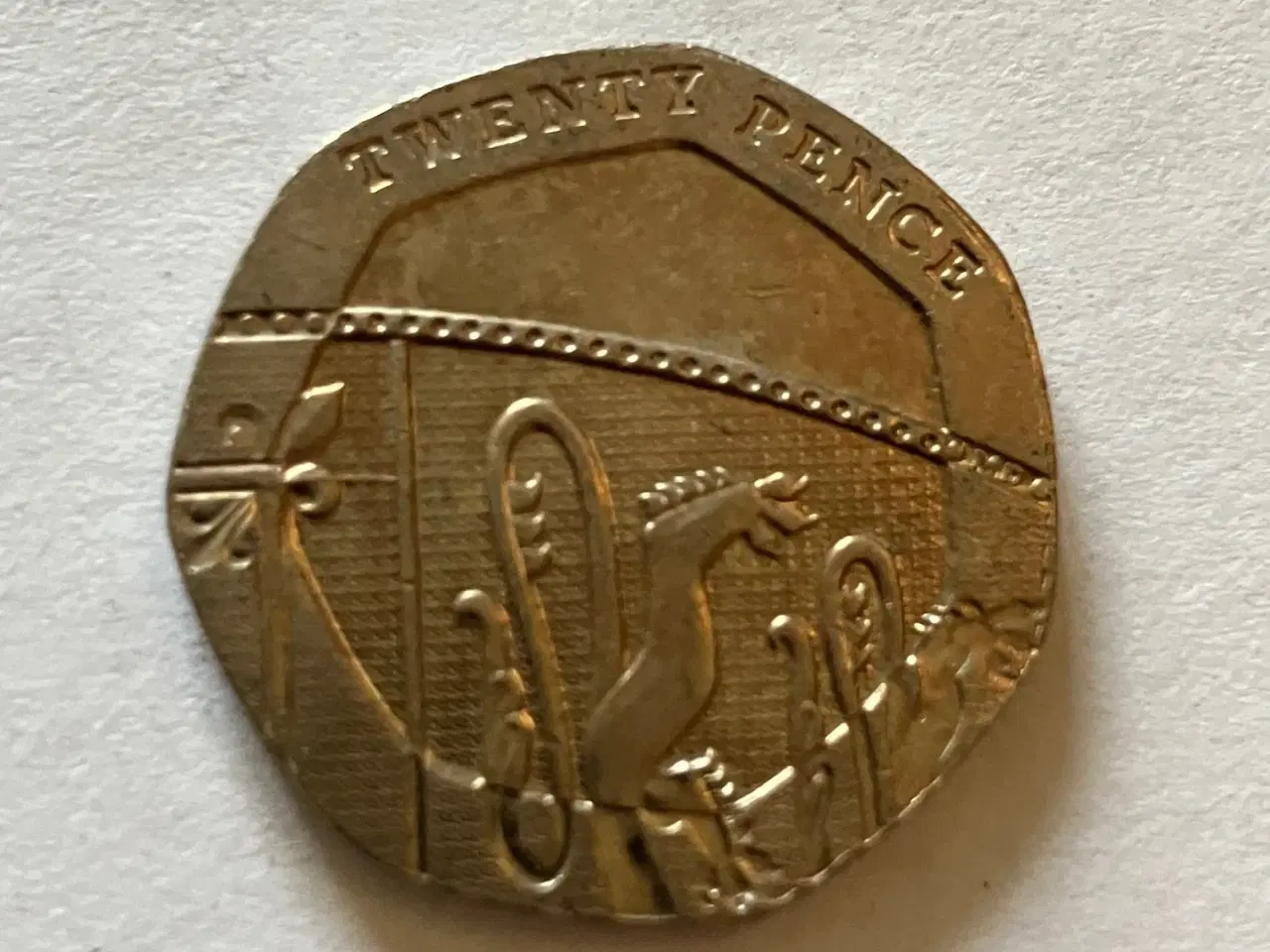 Billede 2 - 20 Pence England 2008