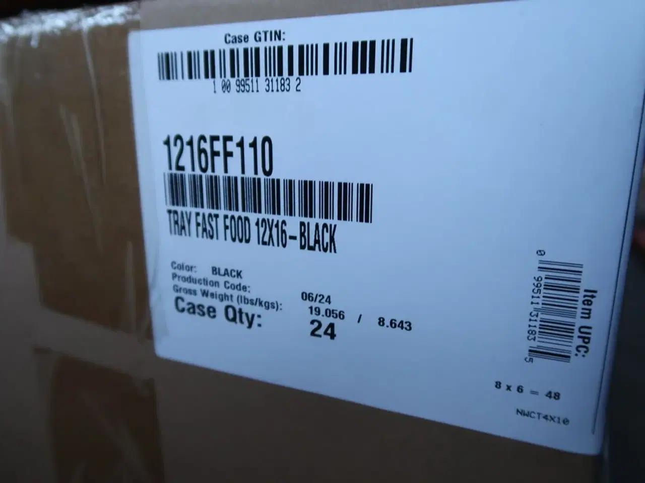 Billede 5 - 24 stk. bakker CAMBRO FAST FOOD 12x16 Black