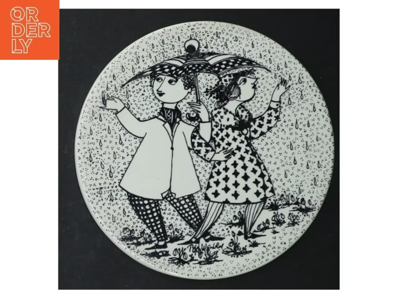 Billede 7 - Nymølle Bjørn Wiinblad månedsvægplatter fra Nymlle (str. Ø. 15 cm. 6 styk)