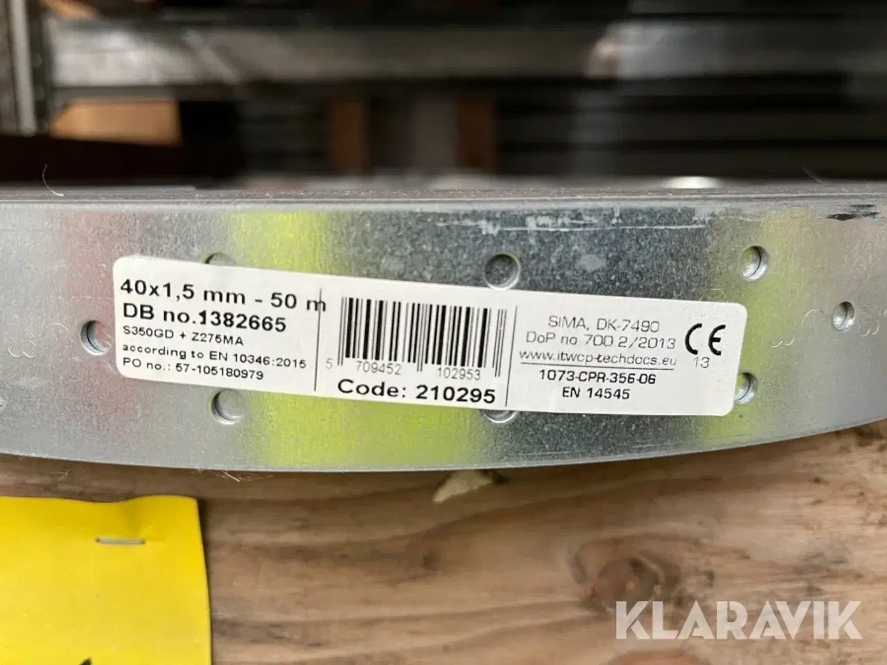 Billede 3 - Vindtrækbånd Paslode 40-1.5PL 17 ruller