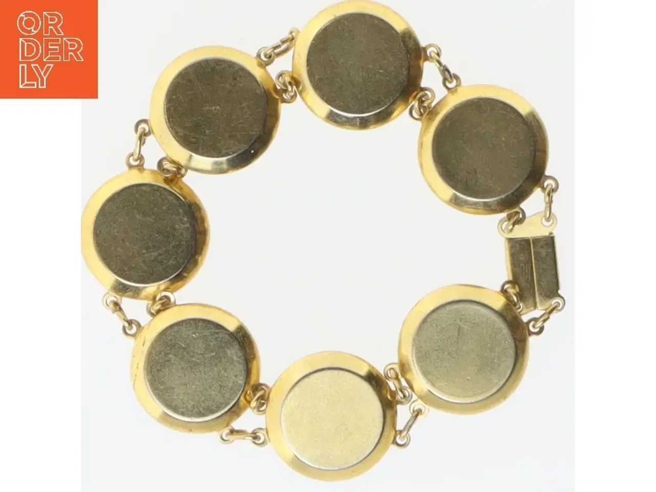 Billede 2 - Armbånd med cirkulært design (str. Ø 7,5 cm)