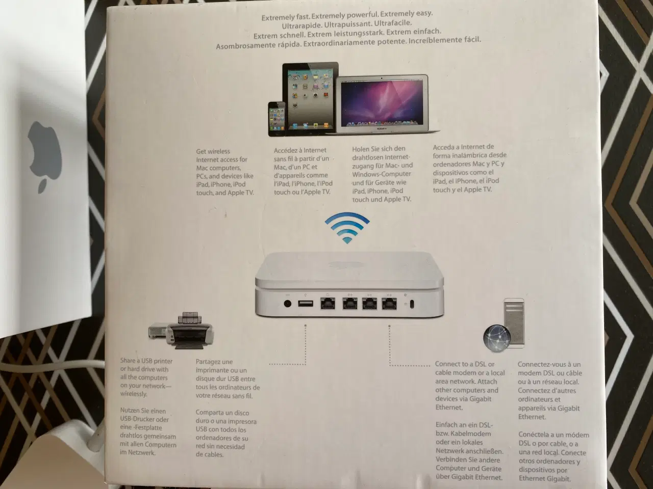 Billede 2 -  Airport Extreme Router i original æske