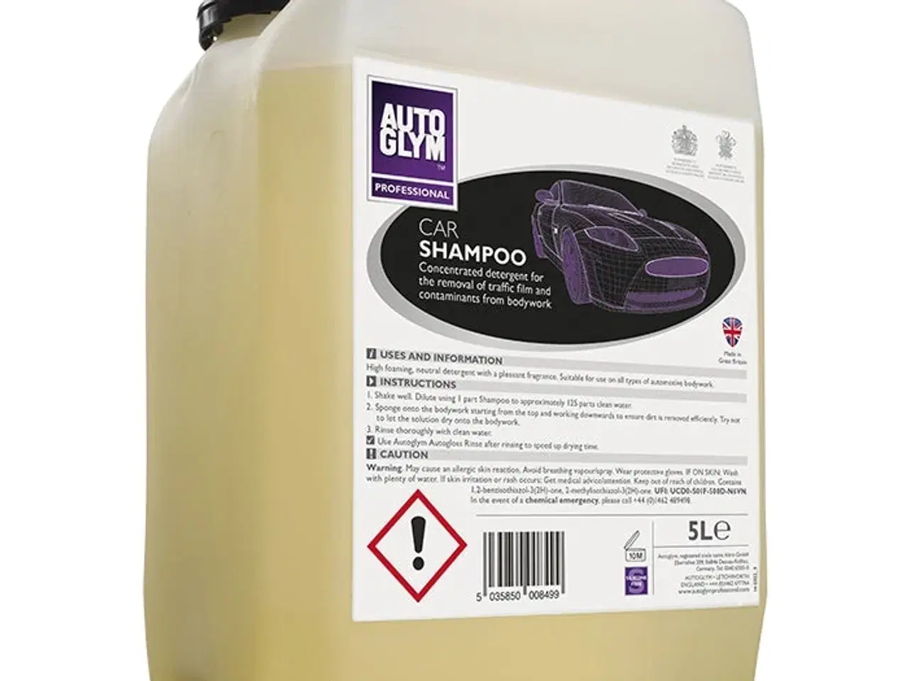 Billede 1 - Autoglym Carshampoo No.14 5L Shampoo uden voks