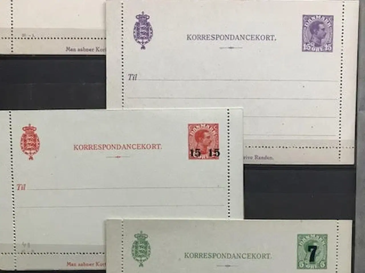 Billede 3 - Danske korrespondancekort