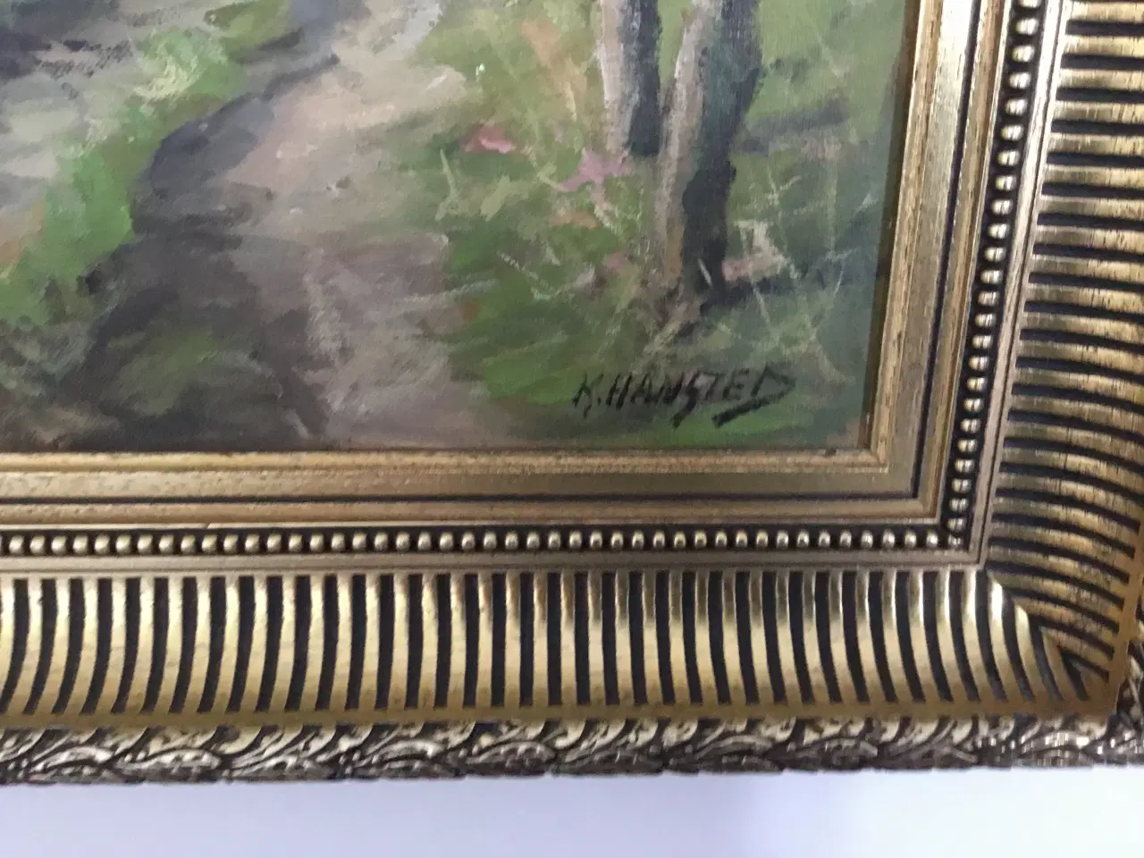 Billede 2 - Flot maleri af Handsted