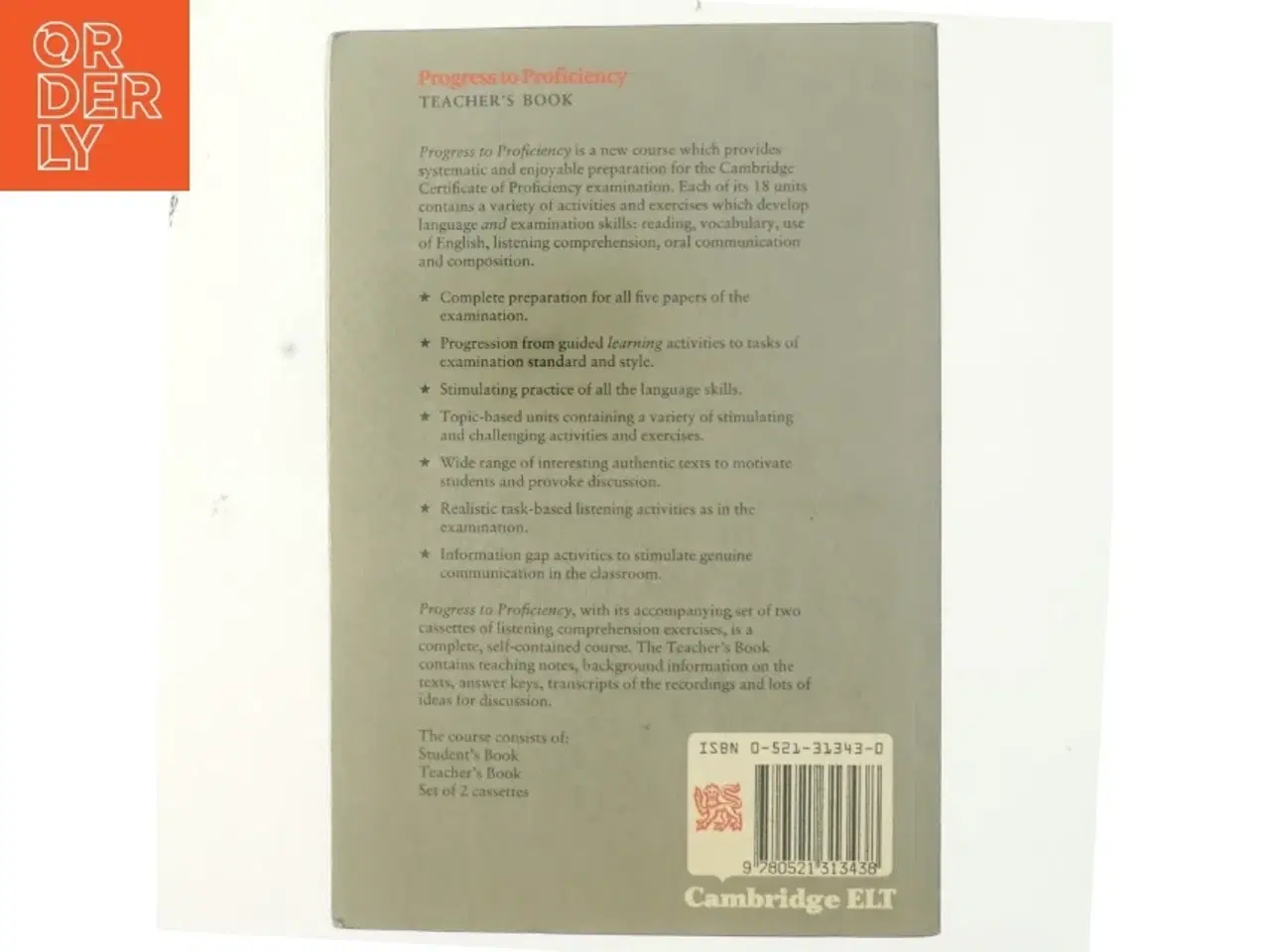 Billede 3 - Progress to Proficiency Teachers&#39; Book af Leo Jones (Bog)