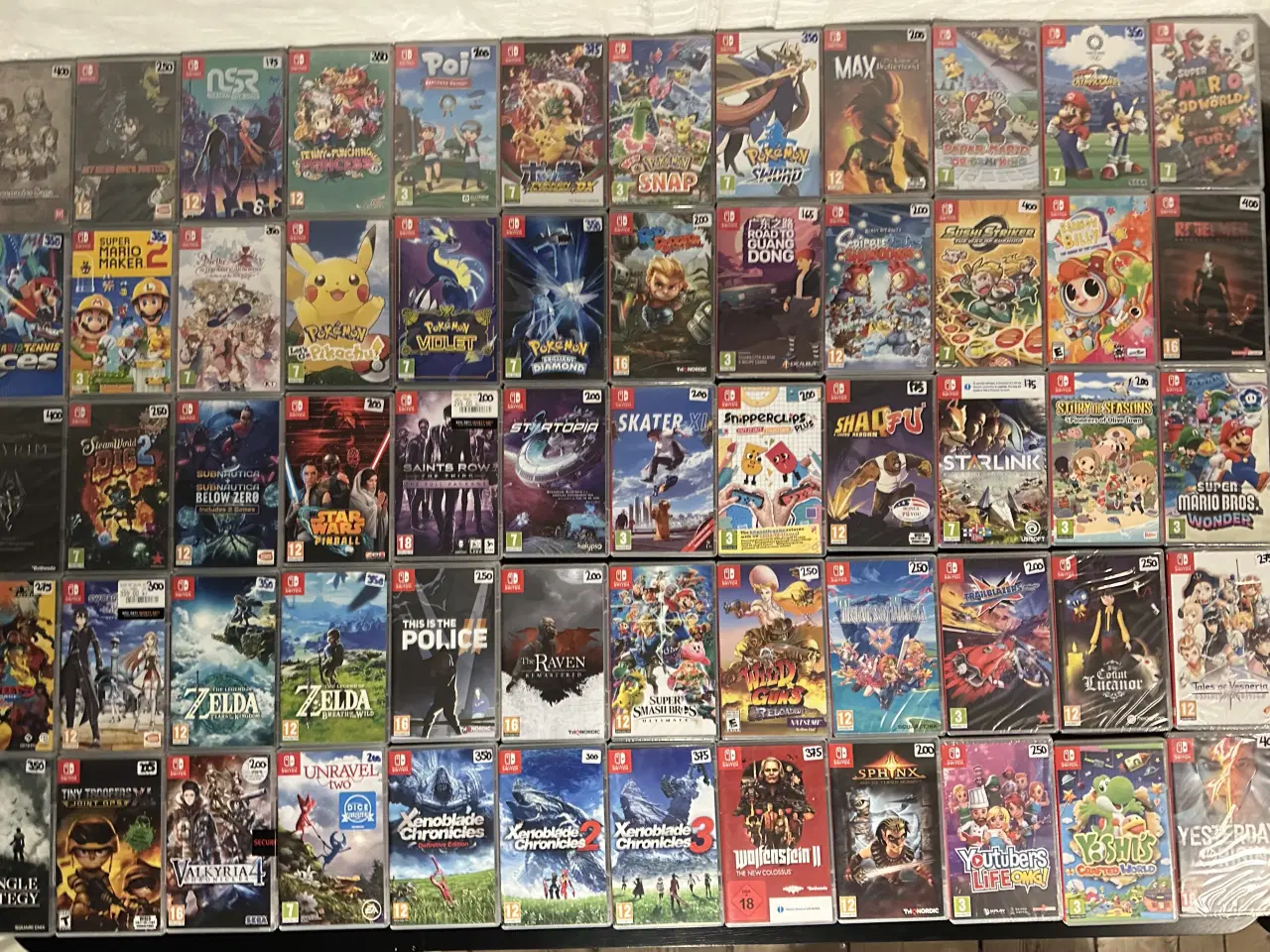 Billede 3 - Seperate Priser! 100 stk Nintendo Switch Spil