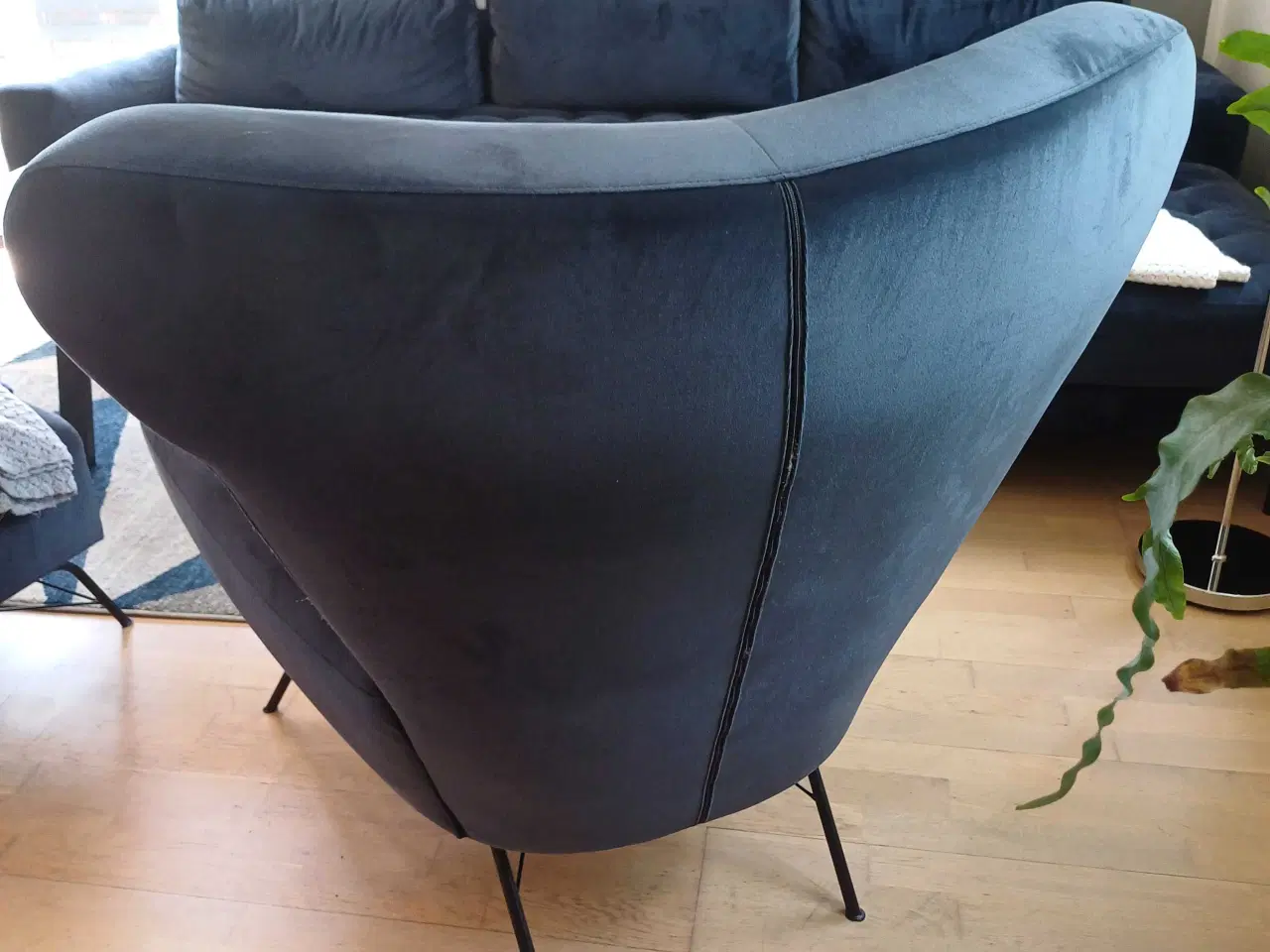 Billede 4 - Sofa me chaiselon lænestol og puf