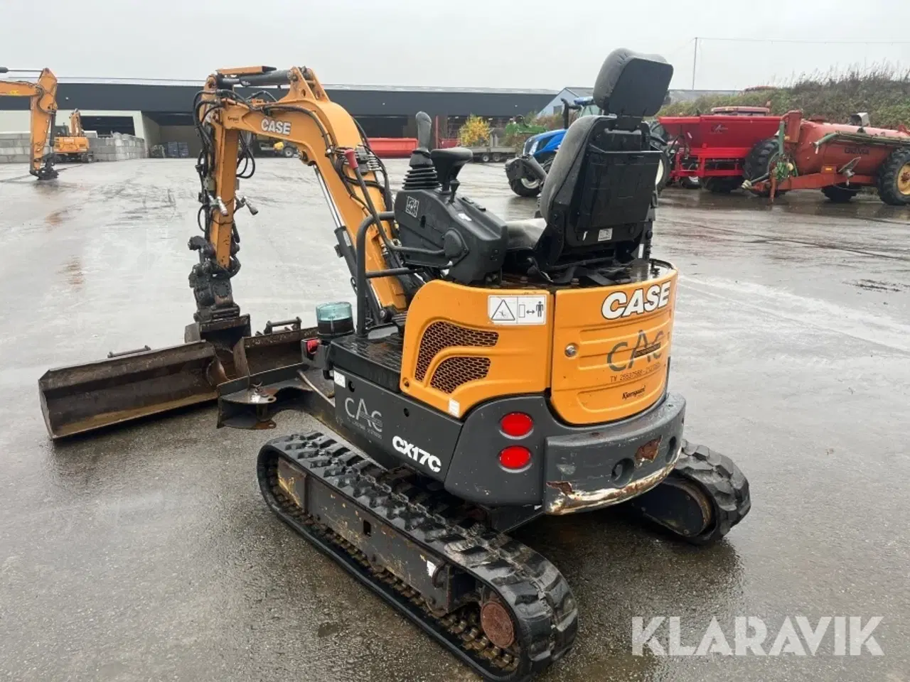 Billede 4 - Minigraver Case CX17C med skovle og tilt