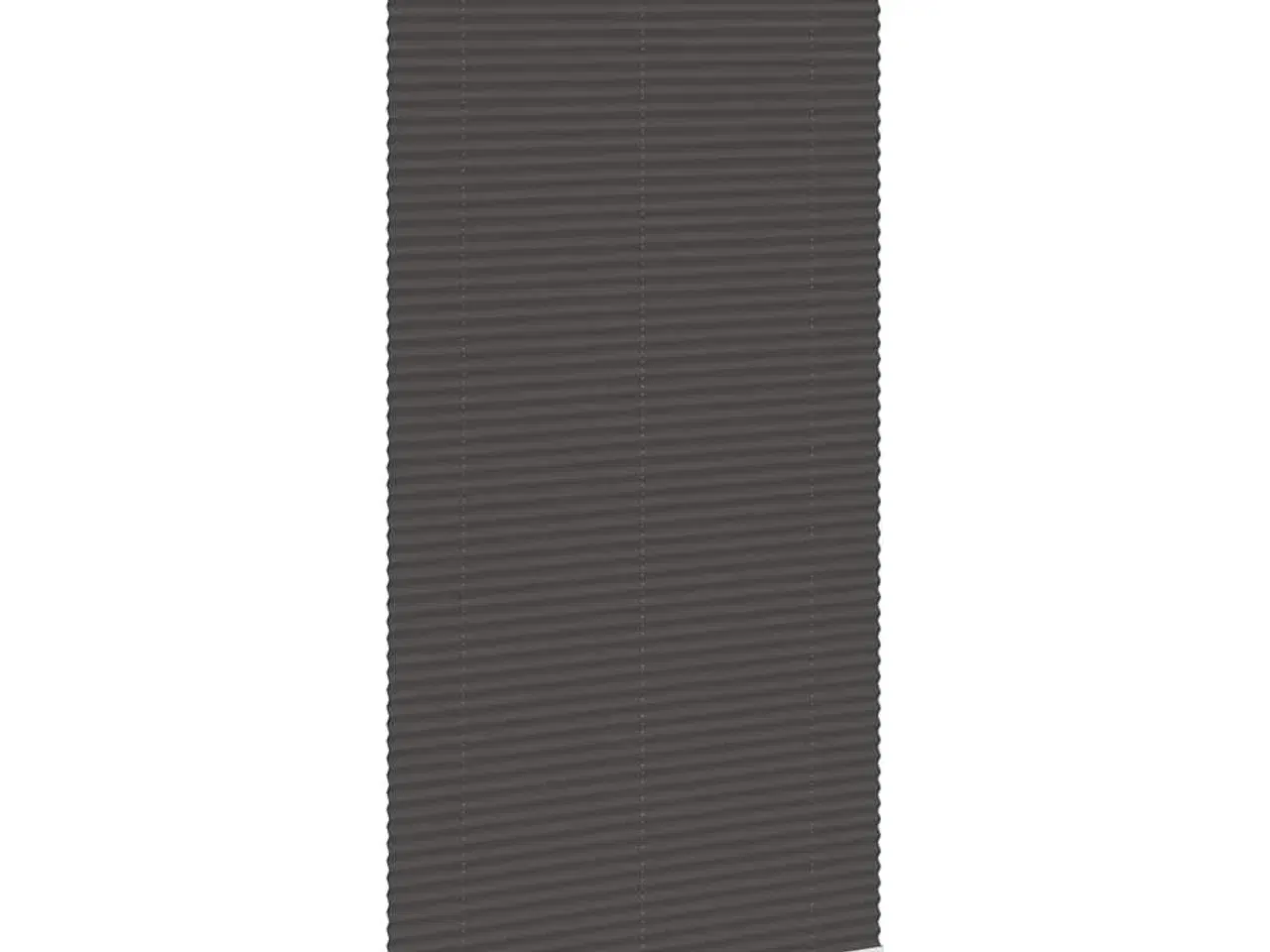 Billede 3 - Plisségardin Sort 105x200 cm Stofbredde 104,4 cm Polyester