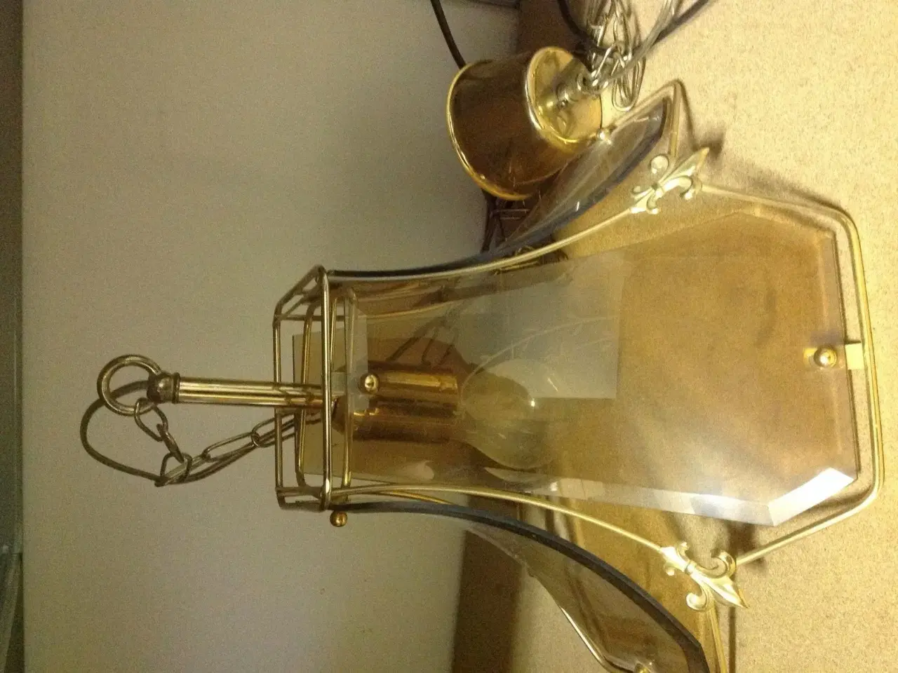 Billede 1 - Lampe i glas