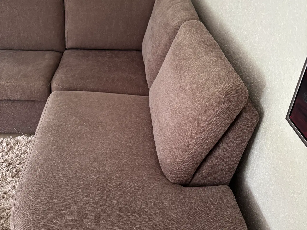 Billede 7 - Hjørnesofa, stol og puf