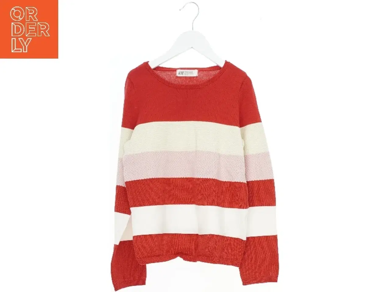 Billede 1 - Striktrøje med striber fra H&M (str. 140)