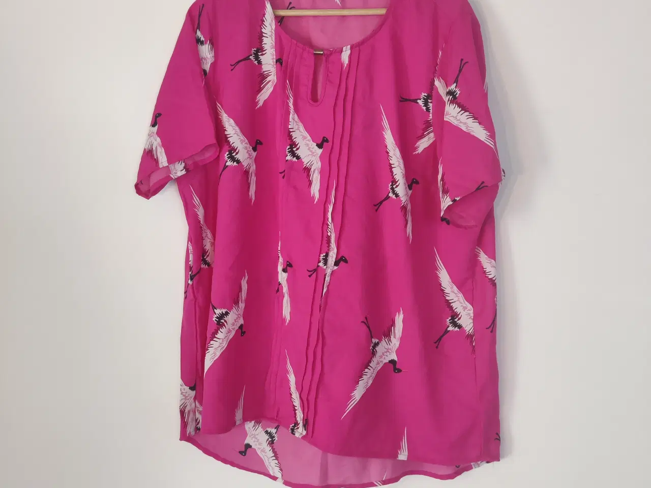 Billede 1 - Pink bluse med traner str. Xxl