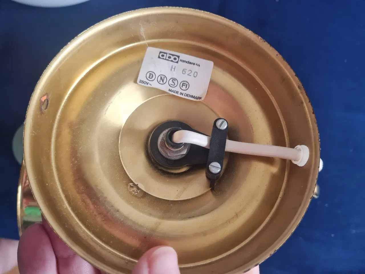 Billede 6 - 2 væg lamper med glas skærm 