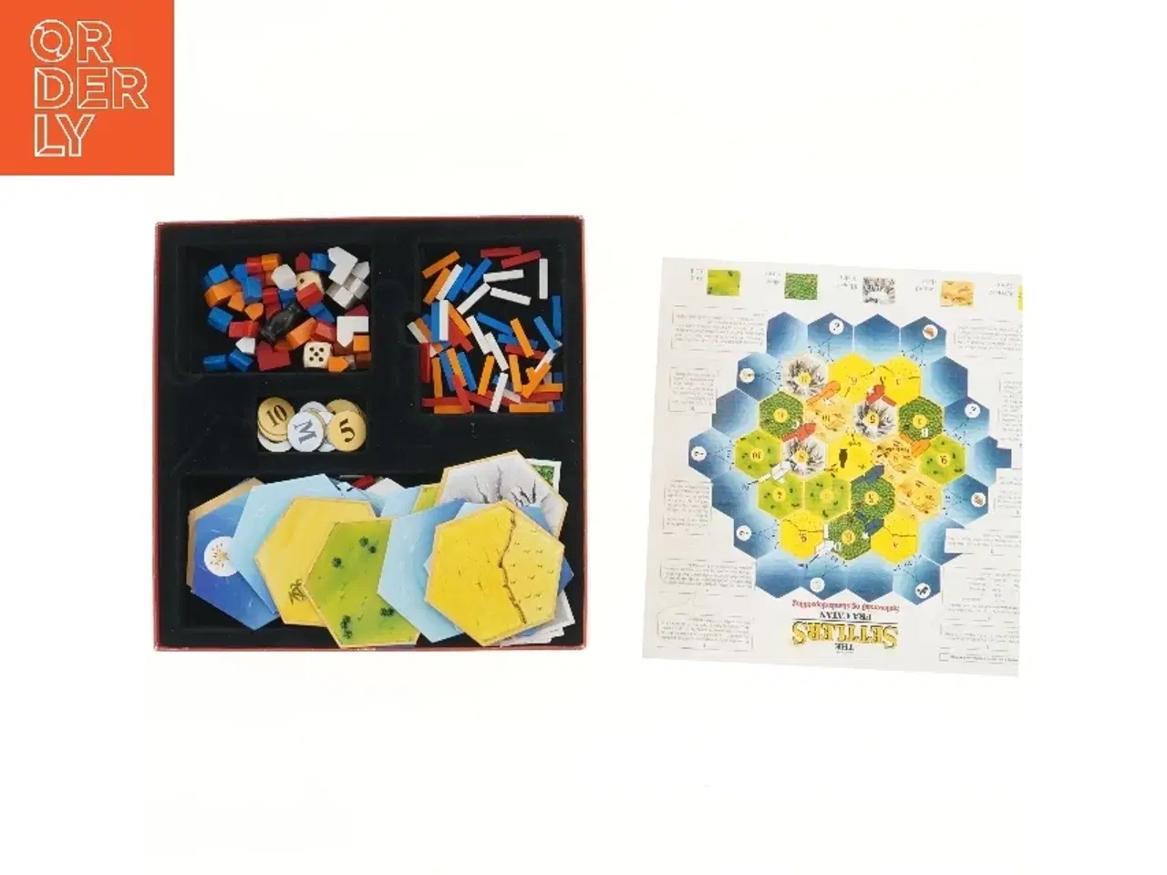 Billede 3 - The Settlers Fra Catan brætspil (str. 27x27 cm)