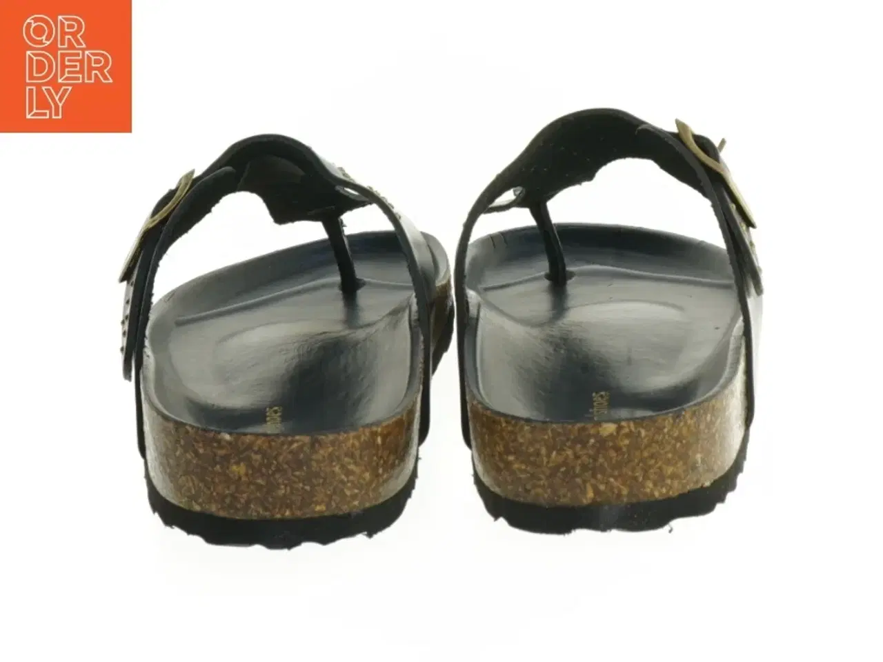 Billede 2 - Sorte sandaler med korksål fra Copenhagen Shoes (str. 42 )