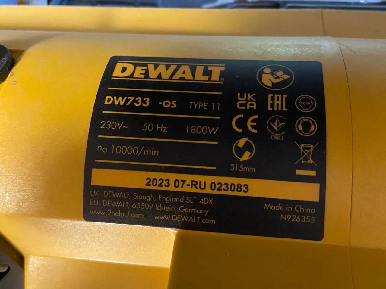 Billede 3 - DeWalt høvl