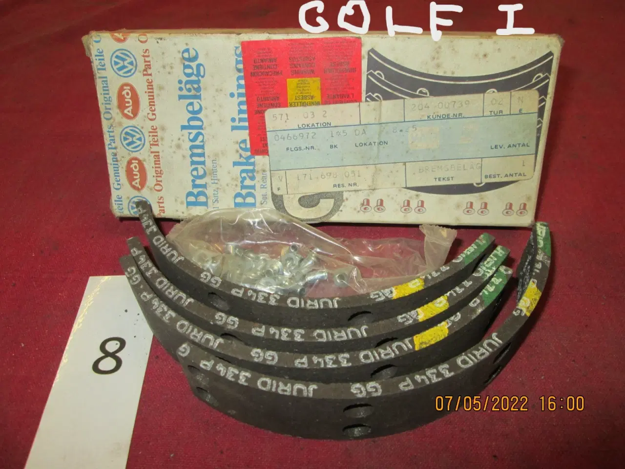 Billede 1 - VW GOLF 1 DELE.