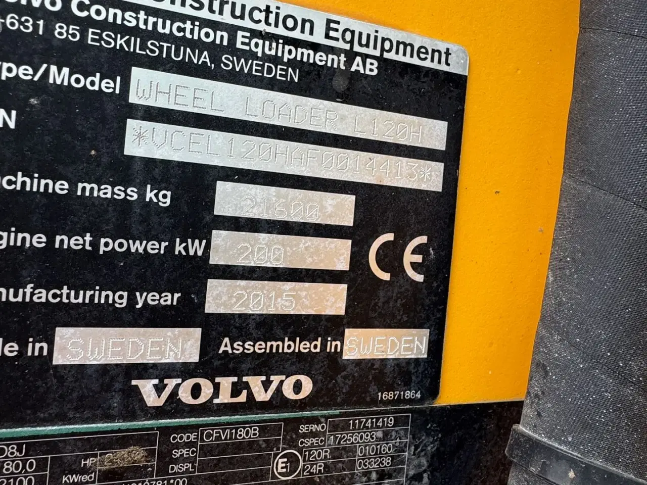 Billede 18 - Volvo L 120 H MED SKOVL OG TVILLINGEHJUL!