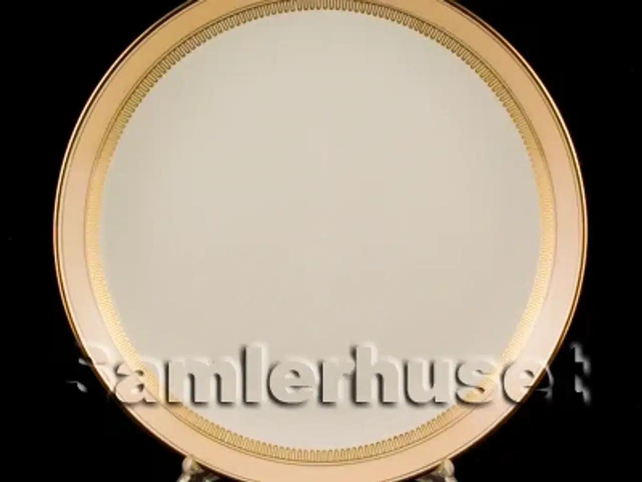 Billede 1 - Gisselfeld Kagefad Rundt 25 cm.