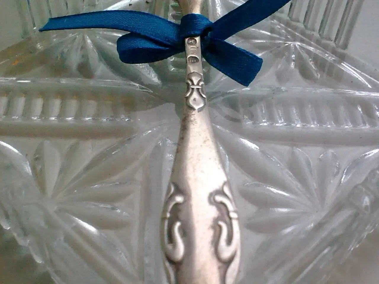 Billede 14 - Kronelys glas facet stage & 2 vintage skåle