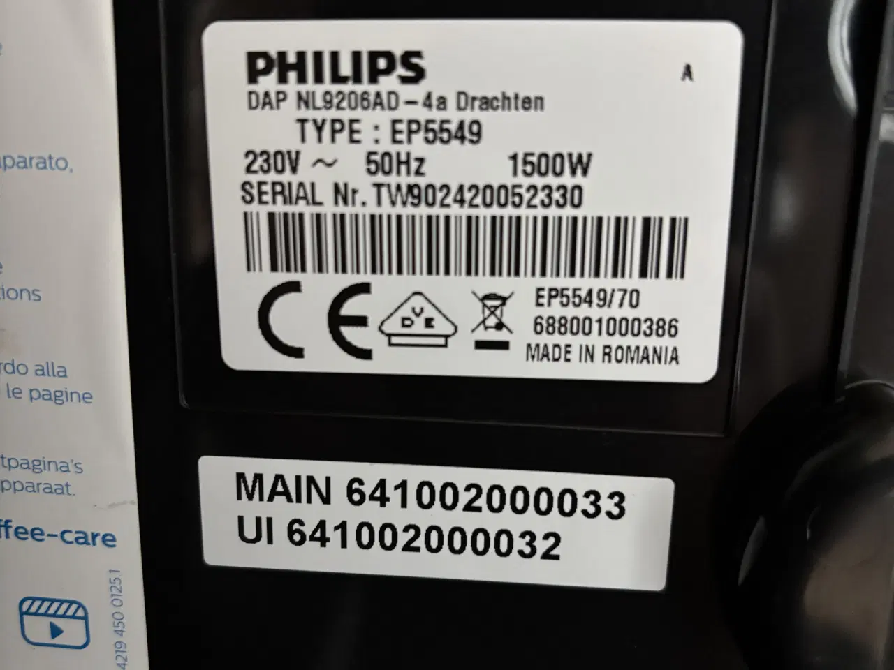 Billede 4 - Philips espressomaskin 