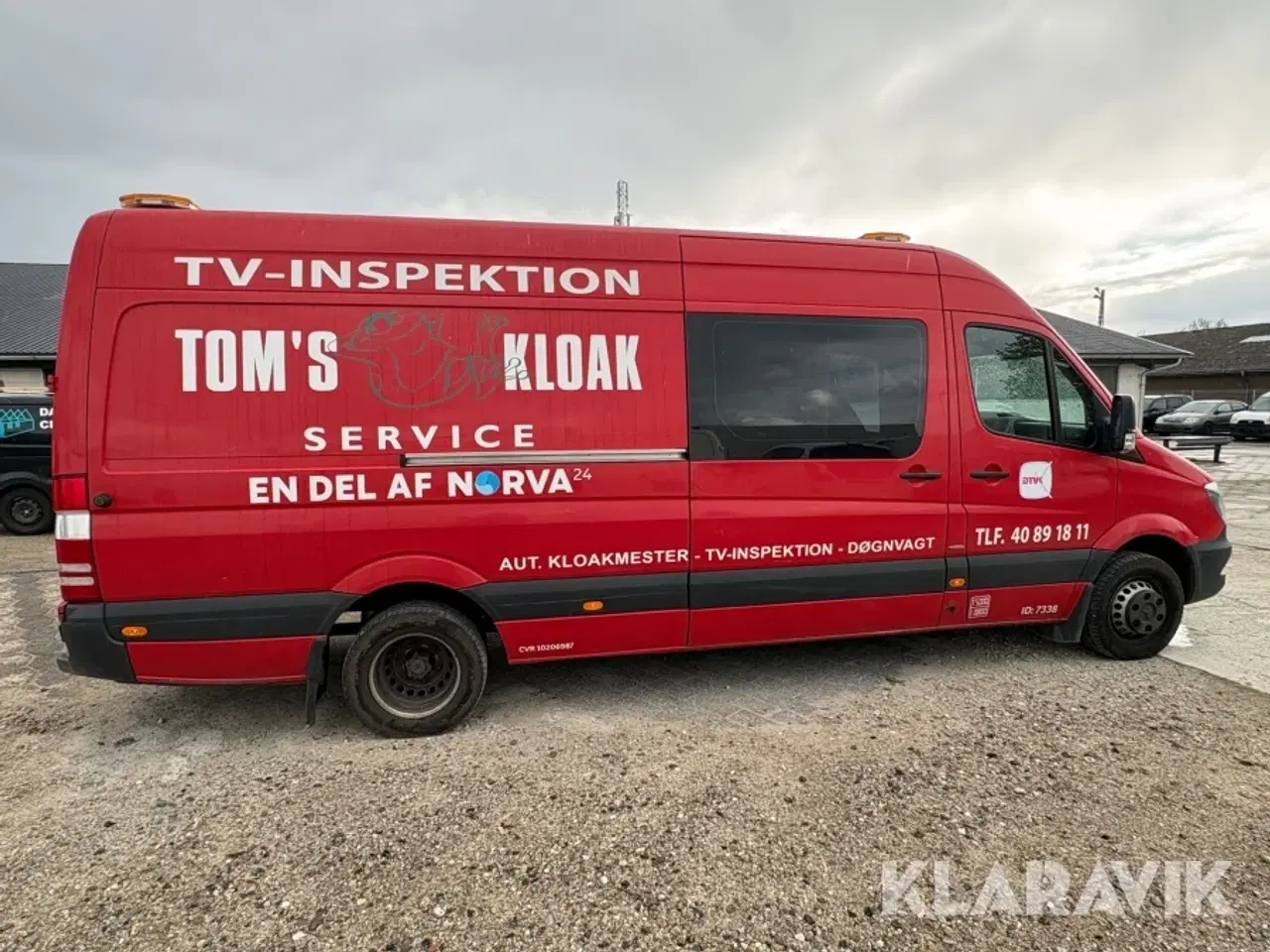 Billede 6 - TV-inspektionsbil Mercedes-Benz Sprinter 906 med Rioned spuleanlæg