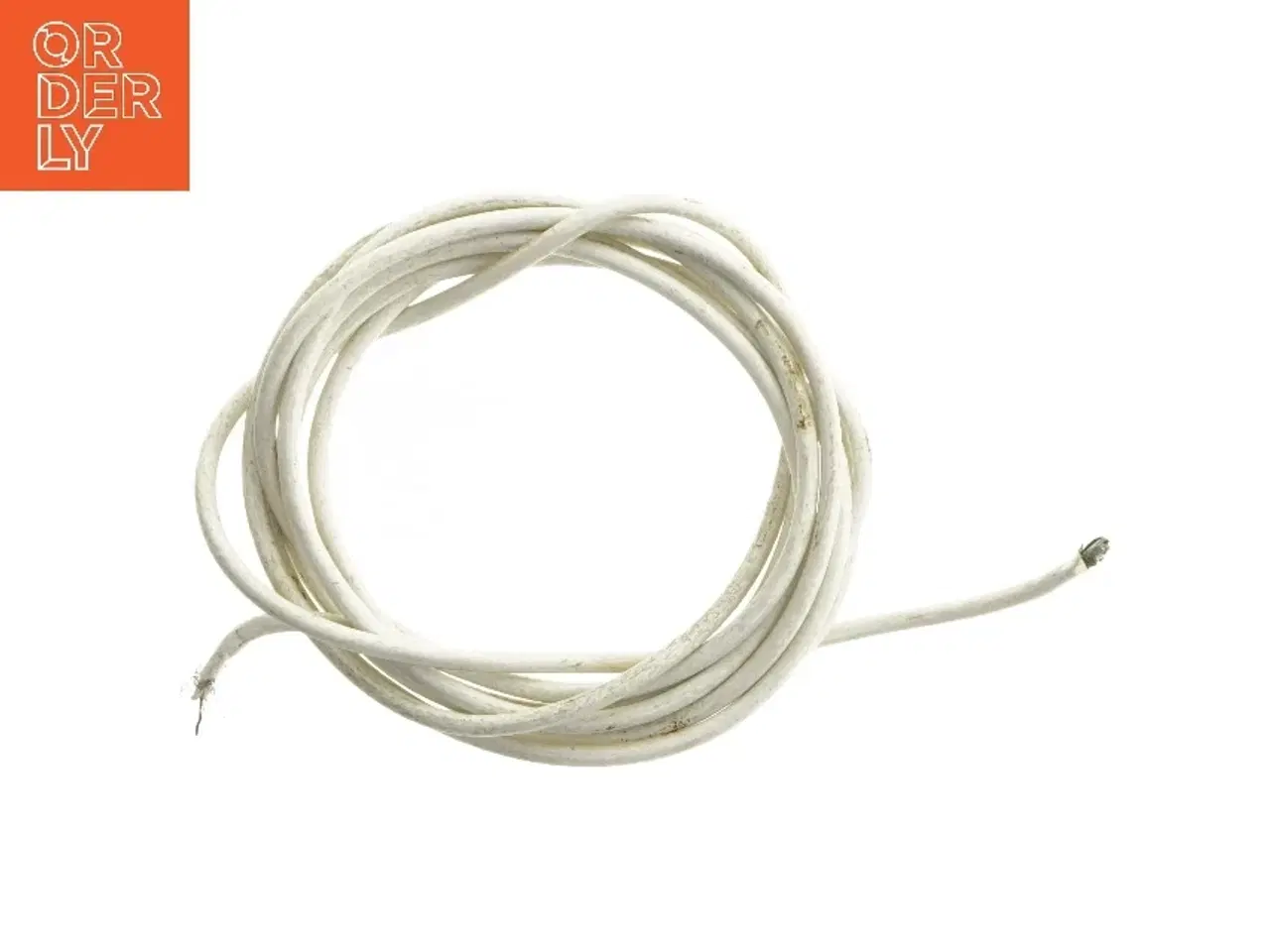 Billede 1 - Hvidt elektrisk kabel
