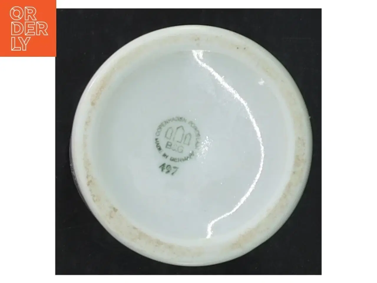 Billede 4 - Porcelænskrukke med låg fra B&G (str. H. 11,5 cm. ø. 6,5 cm)