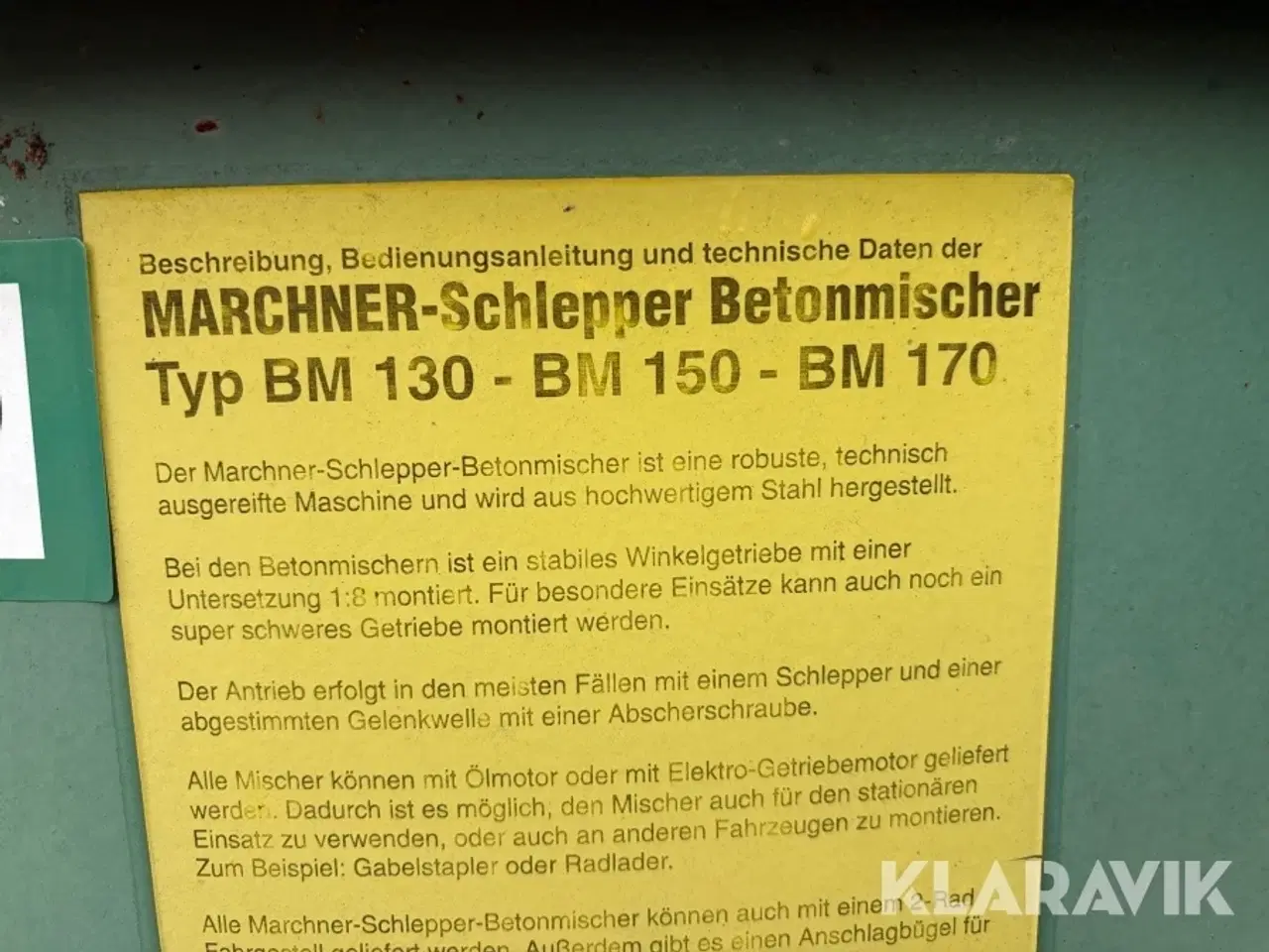 Billede 8 - Tvangsblander Marchner Traktor