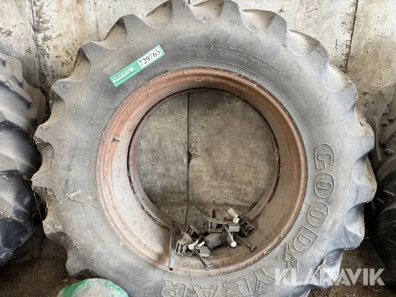 Billede 8 - Dæk med fælge 2 styk Goodyear Super traction