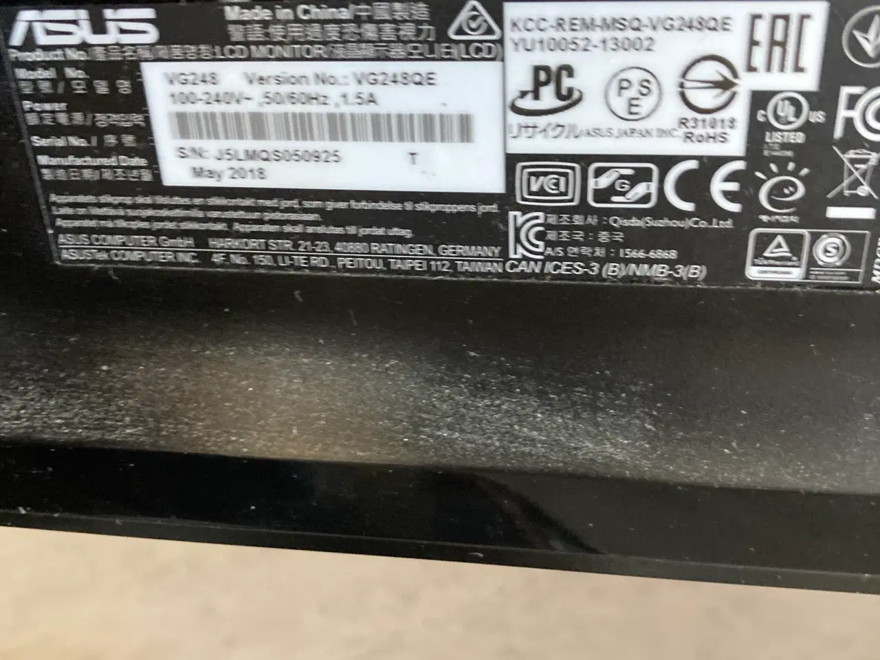 Billede 5 - Asus pc-skærm 24” 144 hz