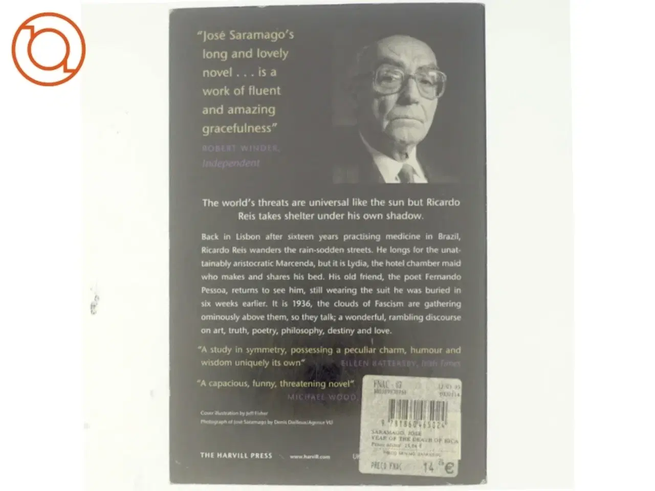 Billede 3 - The Year of the Death of Ricardo Reis af José Saramago (Bog)