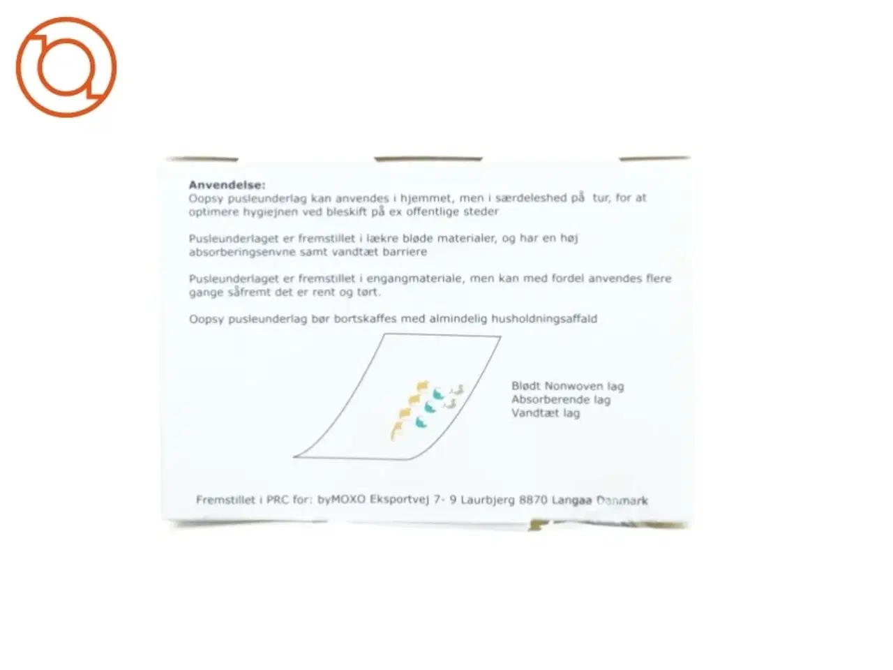 Billede 2 - Baby pusleunderlag fra oopsy (str. 19 x 13 cm)