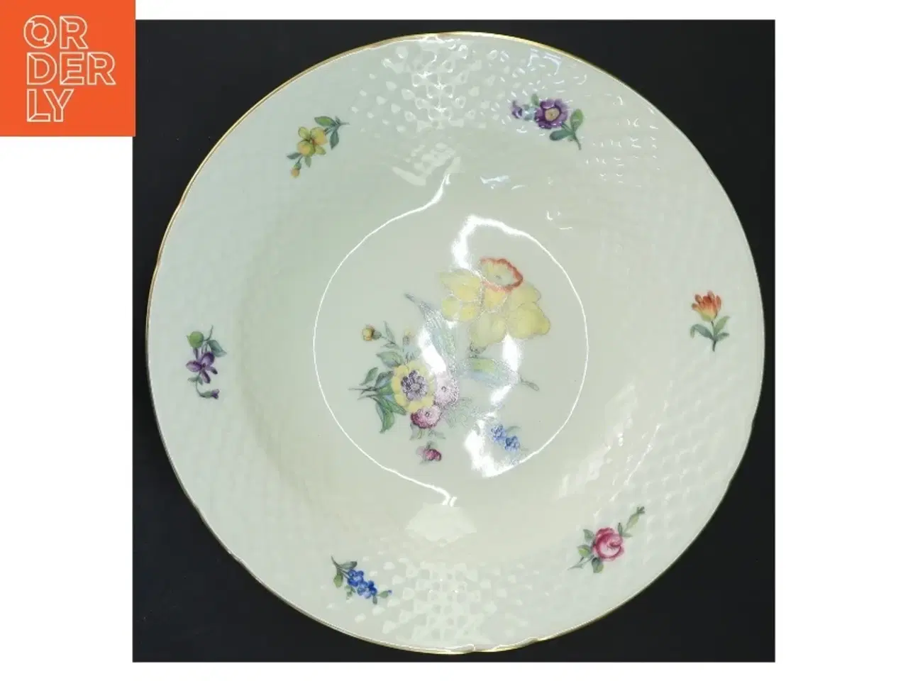 Billede 1 - B&G Saksisk Blomst dyb tallerken  (str. Ø 24 cm)