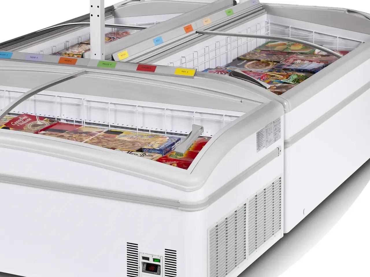 Billede 2 - Tefcold – supermarkedskøler med buede glaslåger