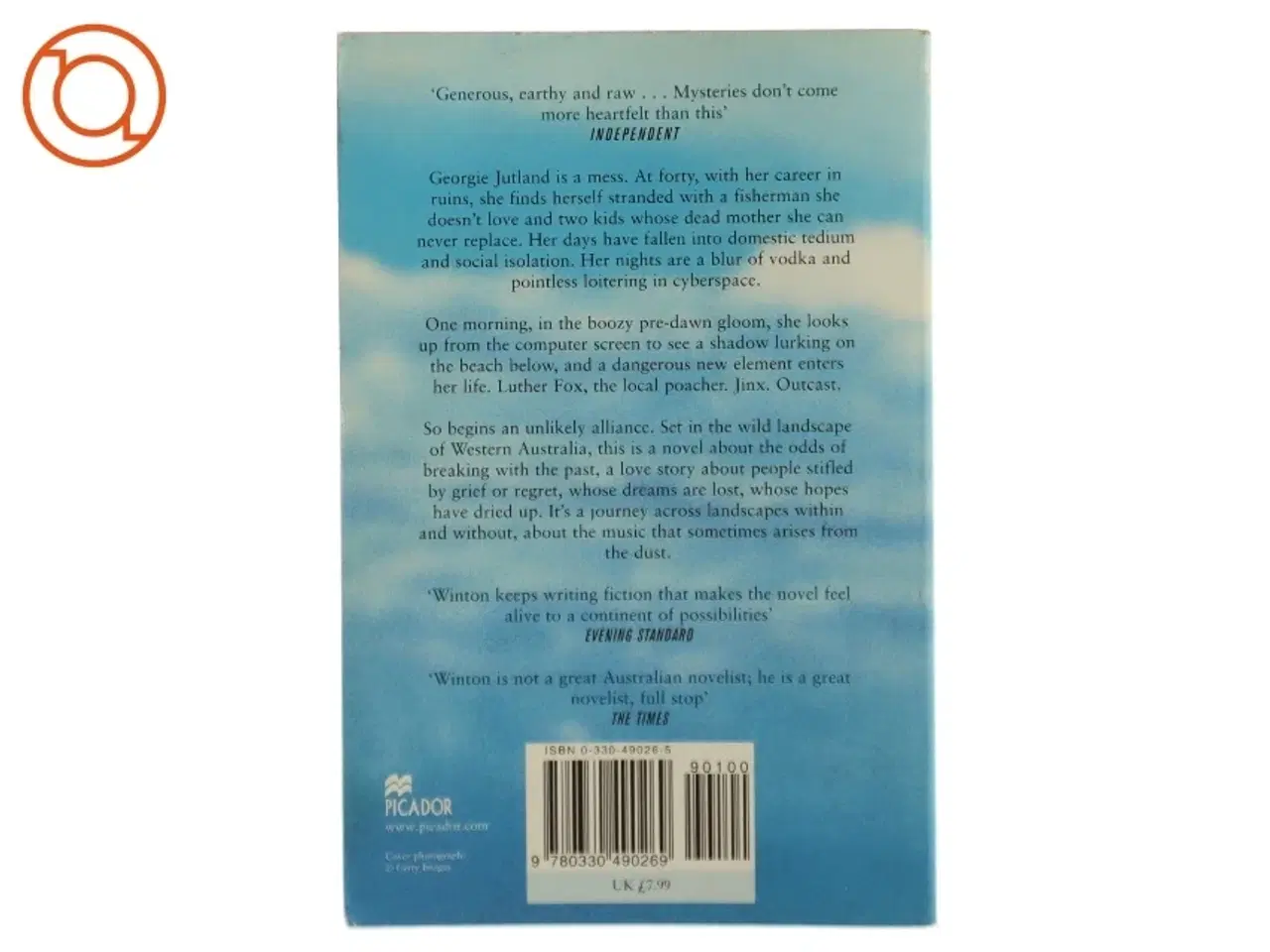 Billede 2 - Dirt music af Tim Winton (Bog)