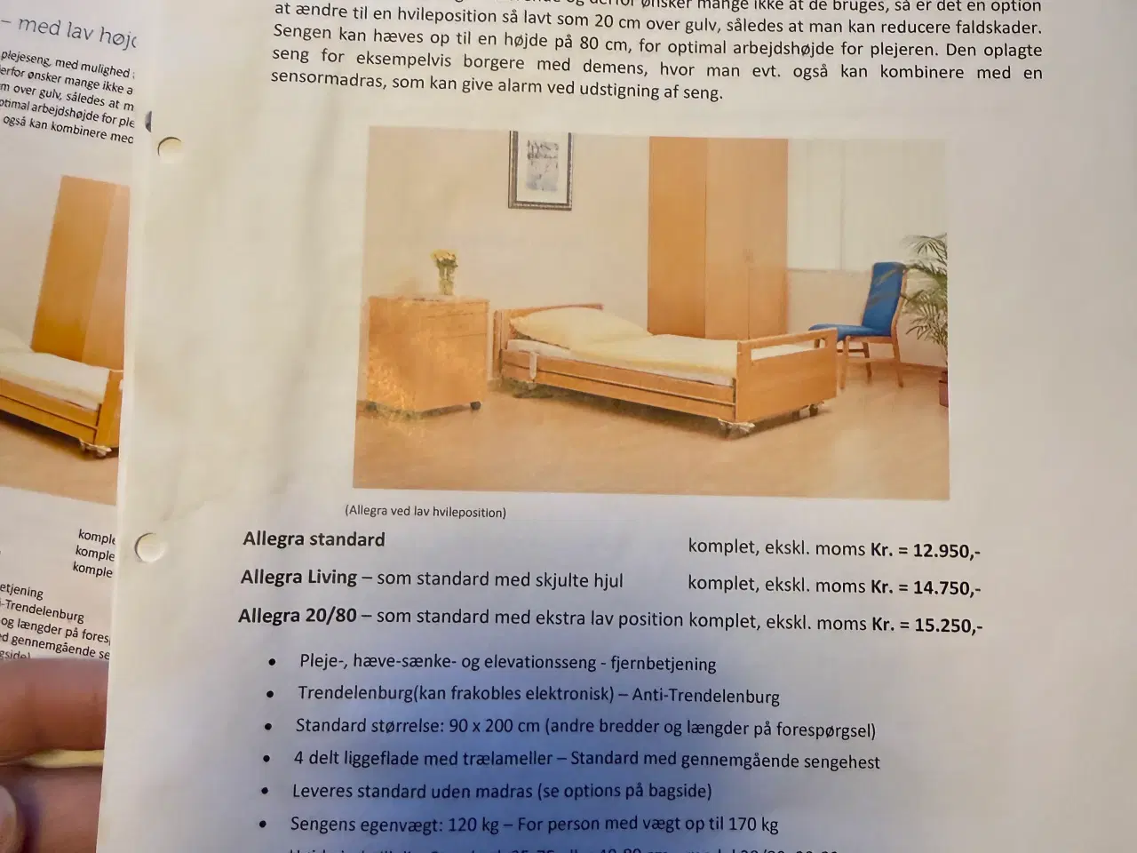 Billede 1 - Plejeseng tysk topkvalitet 