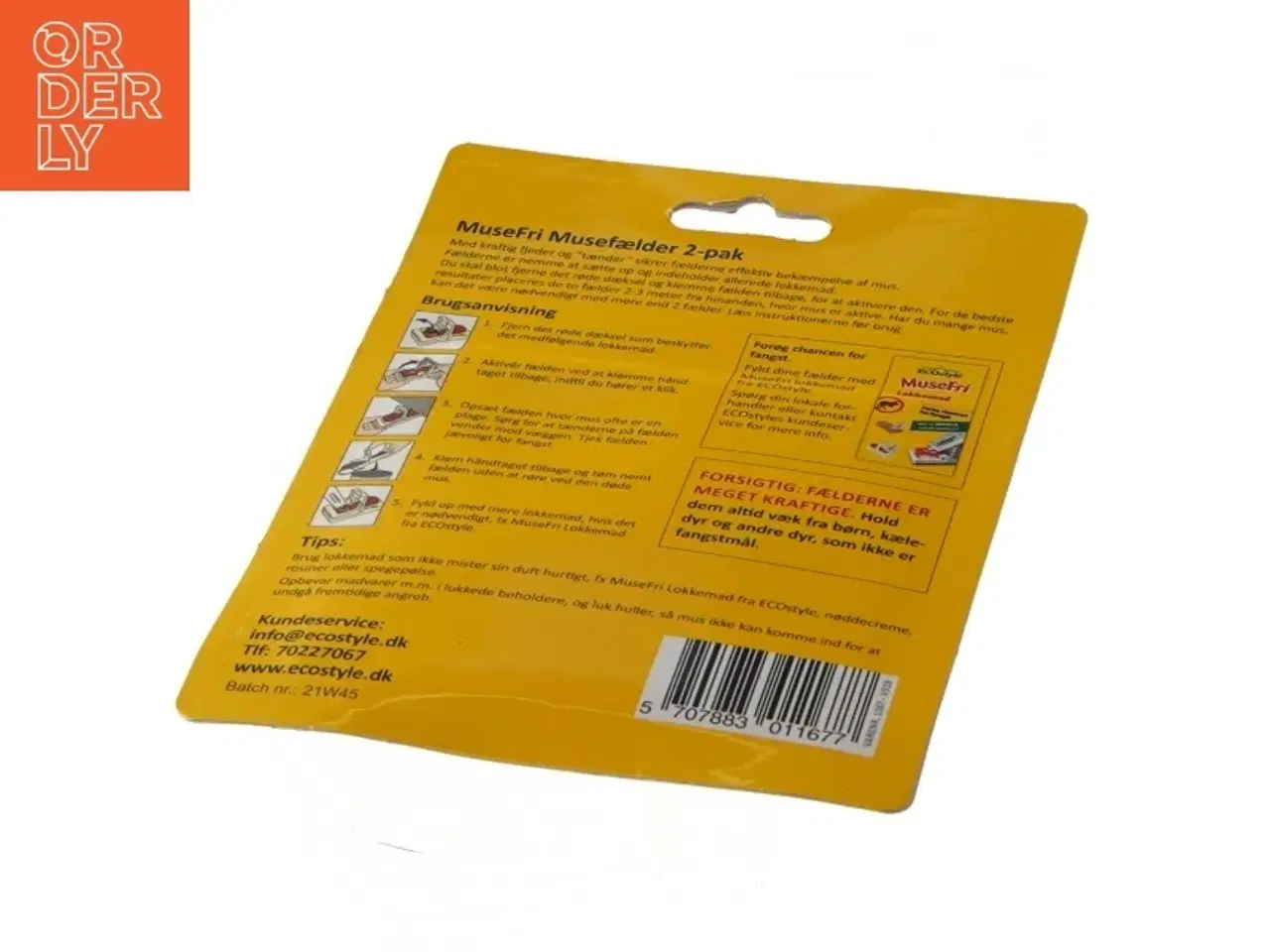 Billede 2 - Musefælde 2-pak fra ECOstyle (str. 10 cm)