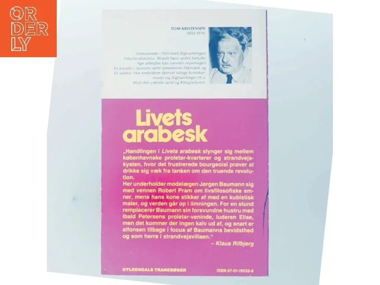 Billede 3 - Livets Arabesk af Tom Kristensen (Bog)