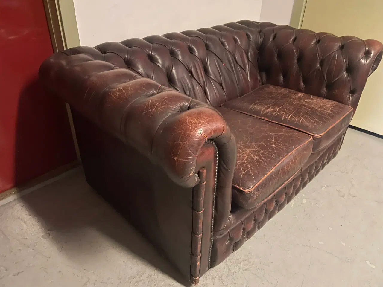 Billede 2 - Lædersofa