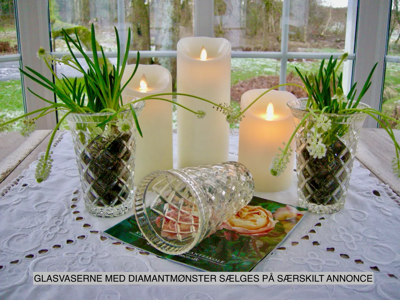 Billede 7 - SOMPEX LED stearinlys, Bloklys, Bevægelig flamme