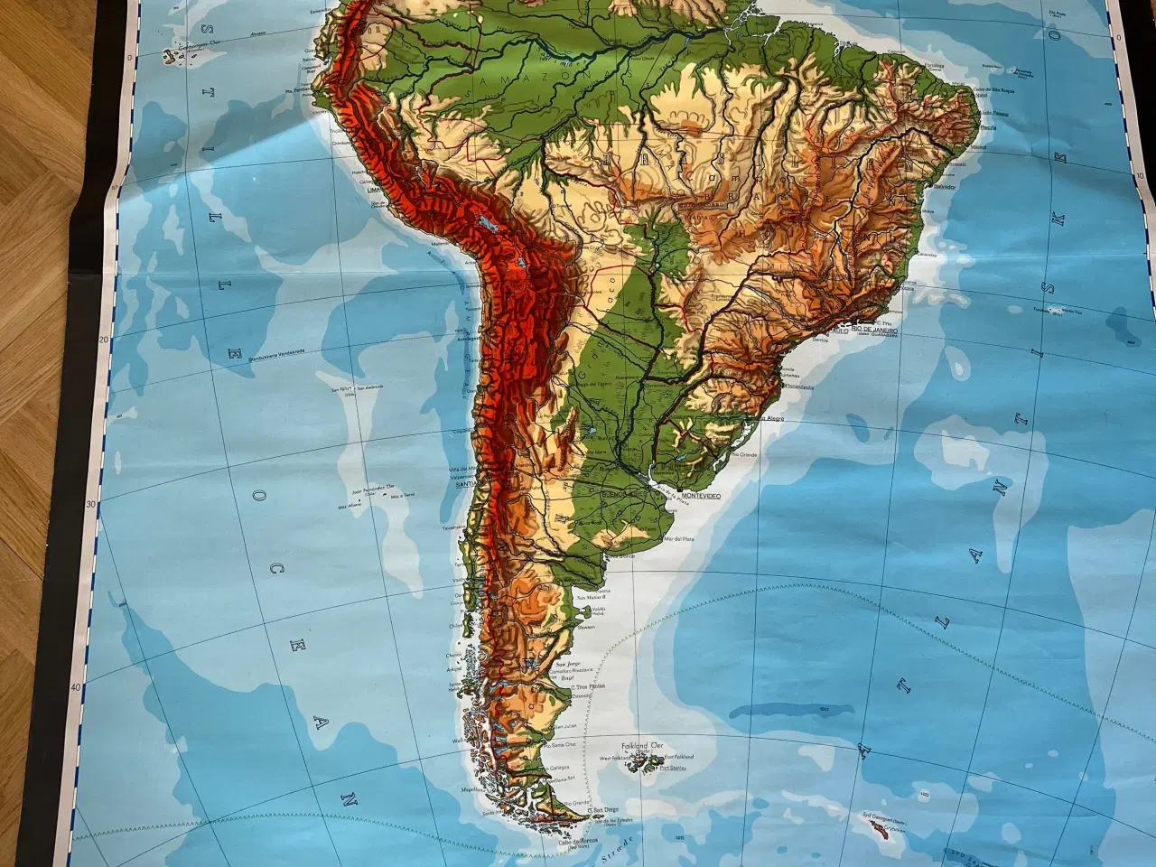 Billede 5 - Landkort Sydamerika
