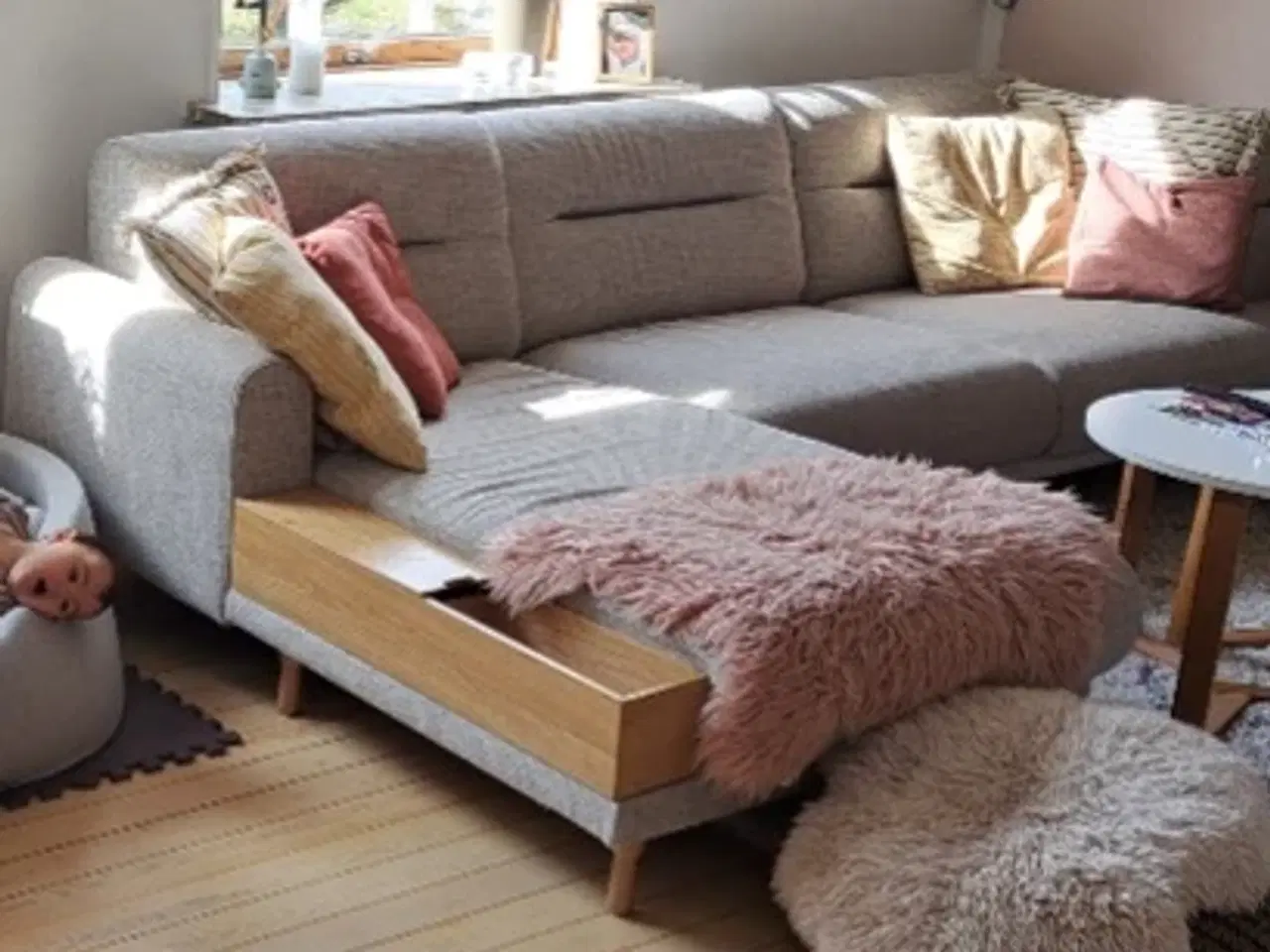 Billede 3 - Chaiselong sofa fra Ikea