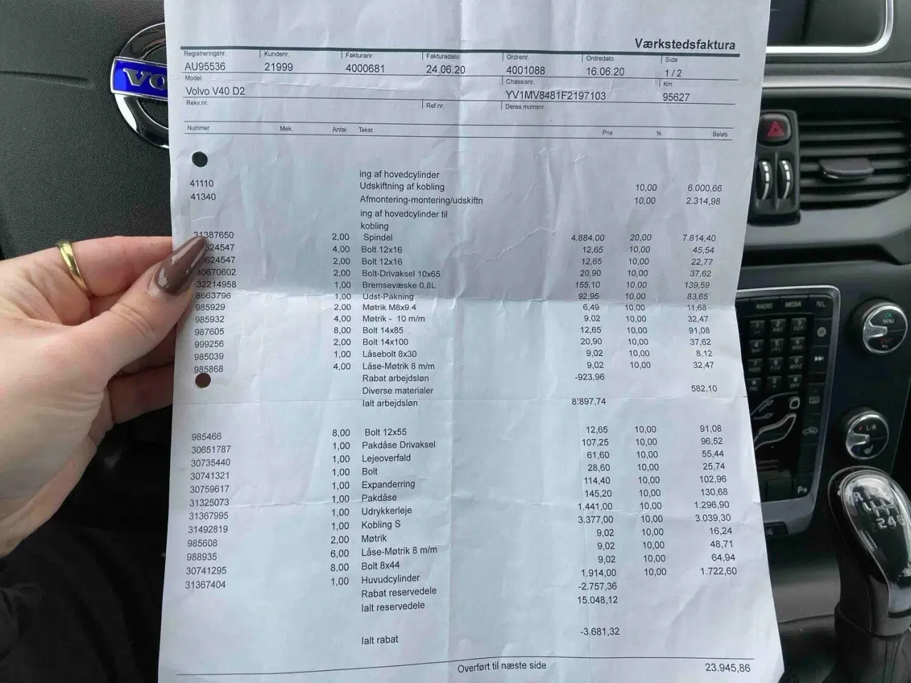 Billede 9 - Volvo V40 1,6 D2 DRIVe-E Kinetic 115HK 5d 6g